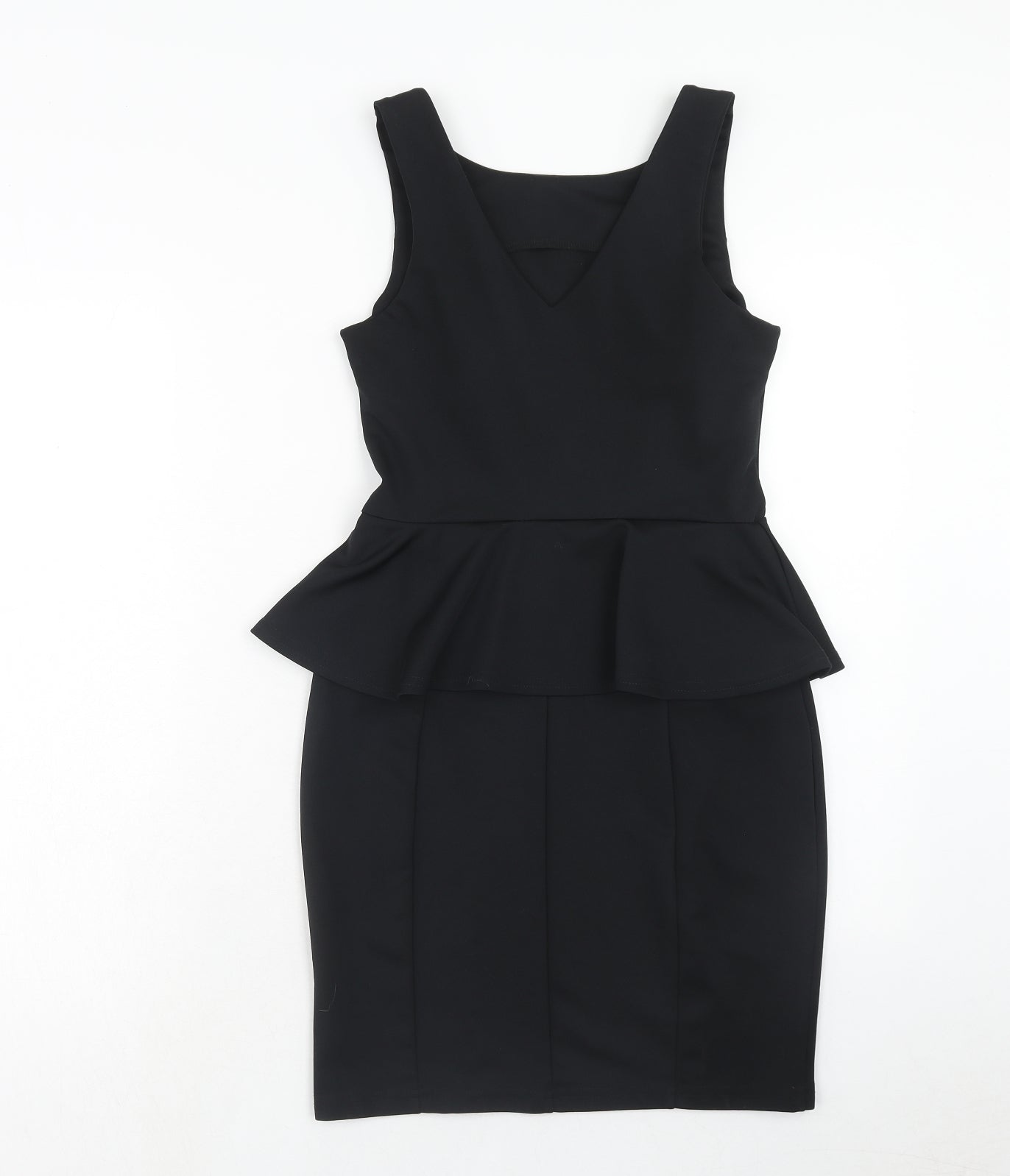 Atmosphere Womens Black Polyester A-Line Size 12 Round Neck Pullover