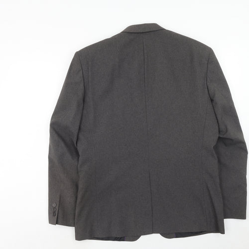 Taylor & Wright Mens Grey Polyester Jacket Suit Jacket Size 40 Regular