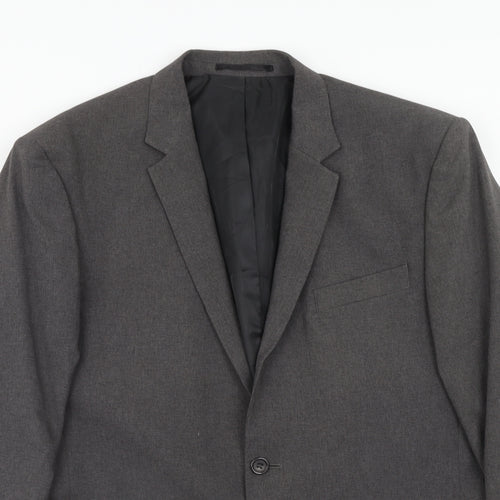 Taylor & Wright Mens Grey Polyester Jacket Suit Jacket Size 40 Regular