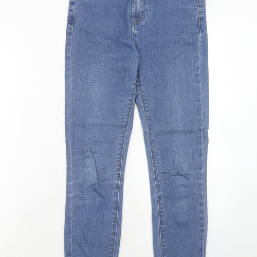Resalsa Womens Blue Cotton Skinny Jeans Size 28 in Regular Zip