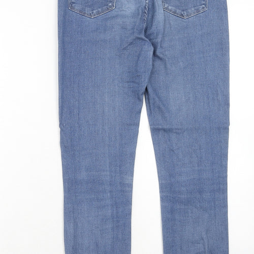 Resalsa Womens Blue Cotton Skinny Jeans Size 28 in Regular Zip
