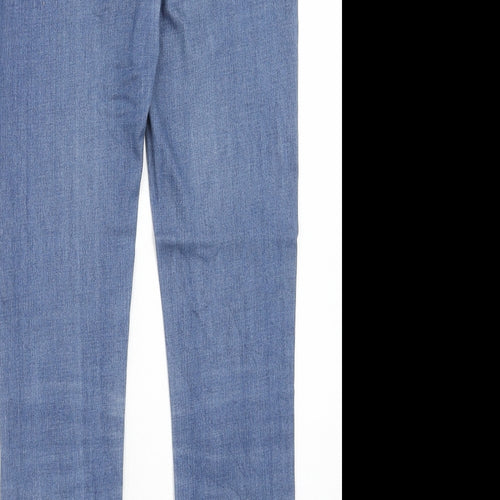 Resalsa Womens Blue Cotton Skinny Jeans Size 28 in Regular Zip