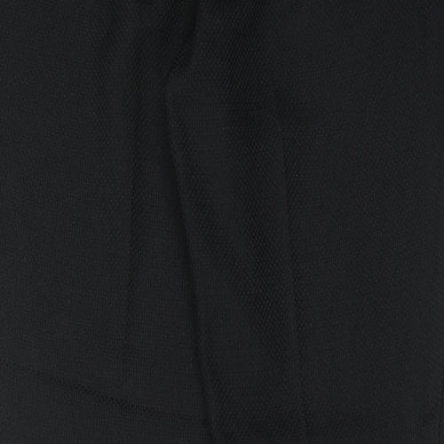 Peacocks Womens Black Polyester Dress Pants Trousers Size 12 Regular Hook & Eye