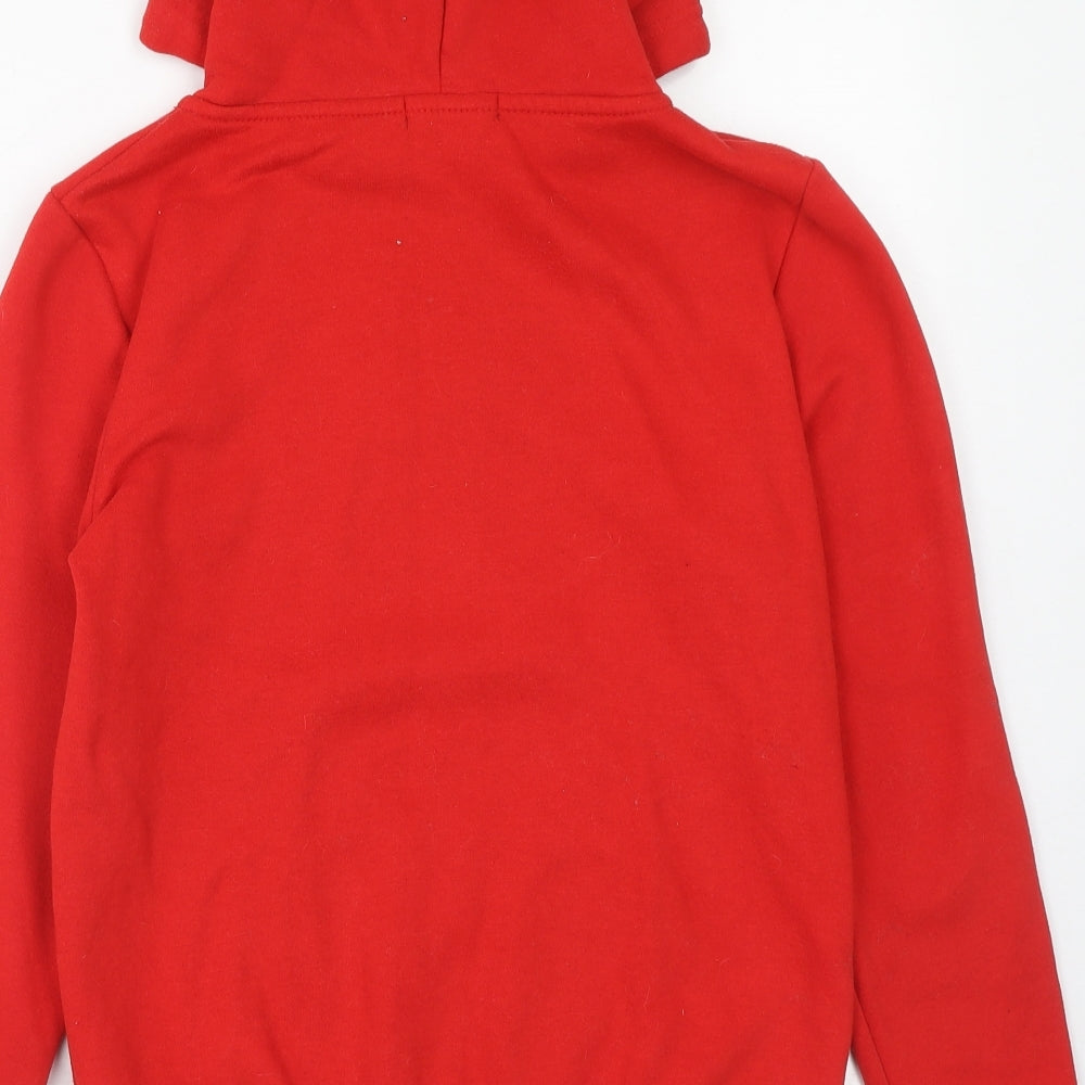 Primark Womens Red Cotton Pullover Hoodie Size S Pullover