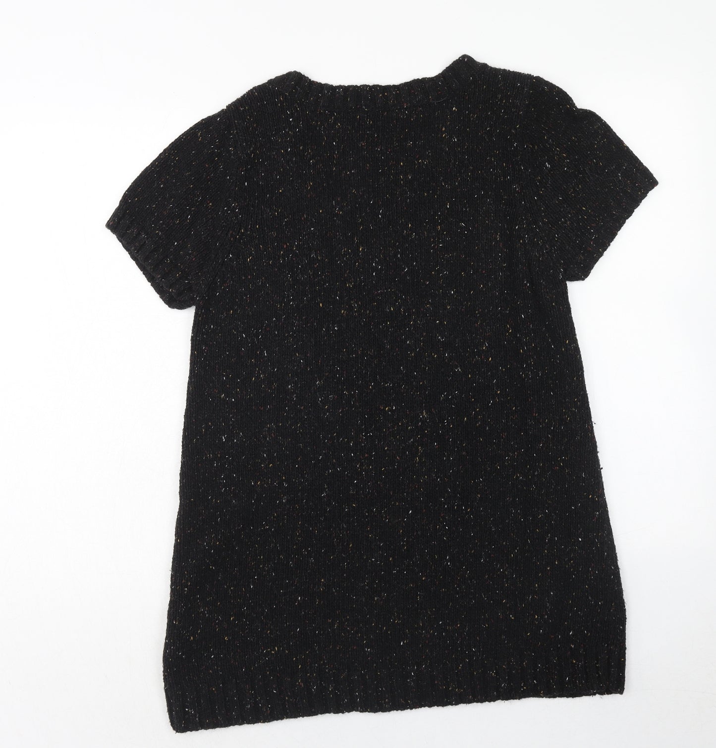 STORE TWENTY ONE Womens Black Scoop Neck Acrylic Pullover Jumper Size L