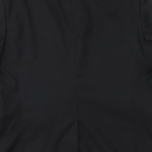 Matalan Mens Black Polyester Jacket Suit Jacket Size 42 Regular