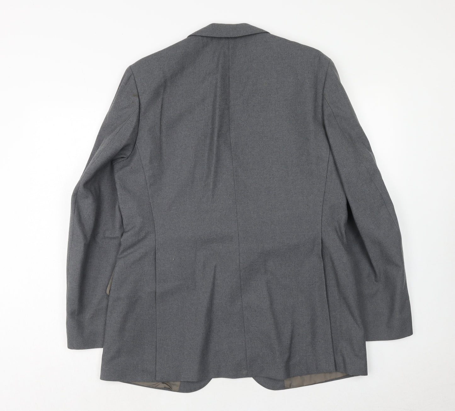 Sumrie Mens Grey Wool Jacket Suit Jacket Size 42 Regular