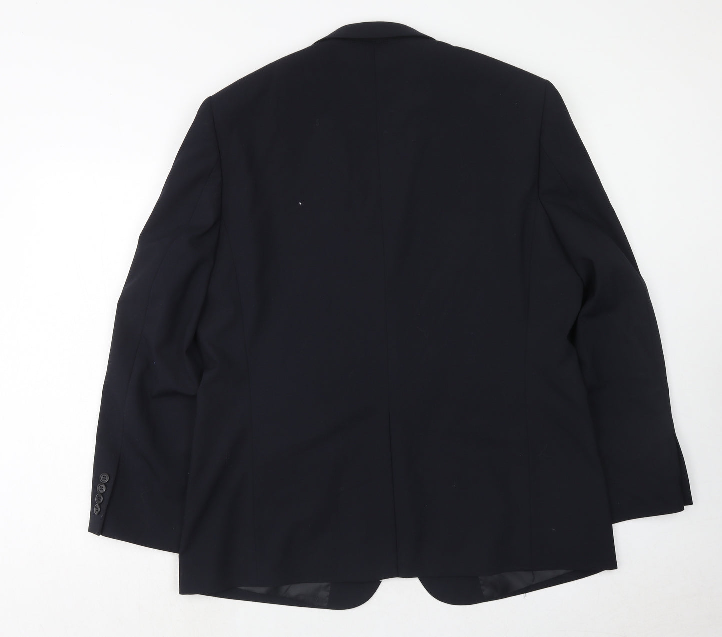 Charlton Gray Mens Blue Polyester Jacket Suit Jacket Size 44 Regular