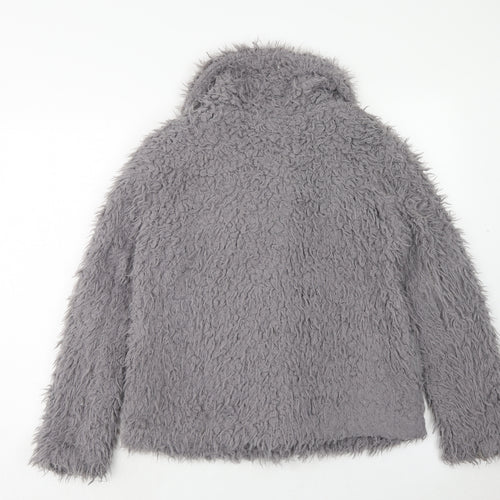 Primark Womens Grey Jacket Size 10 Zip