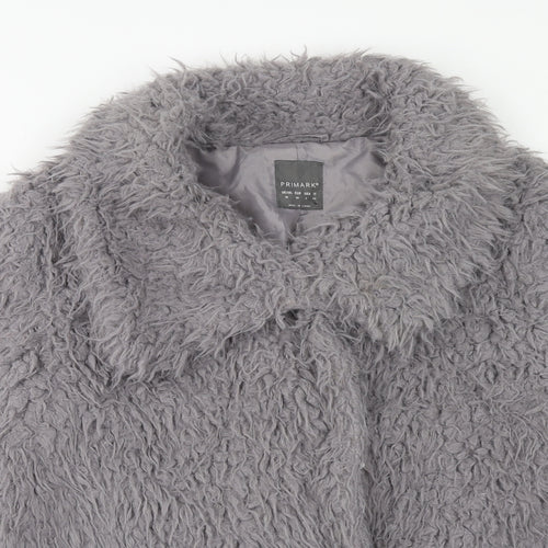 Primark Womens Grey Jacket Size 10 Zip