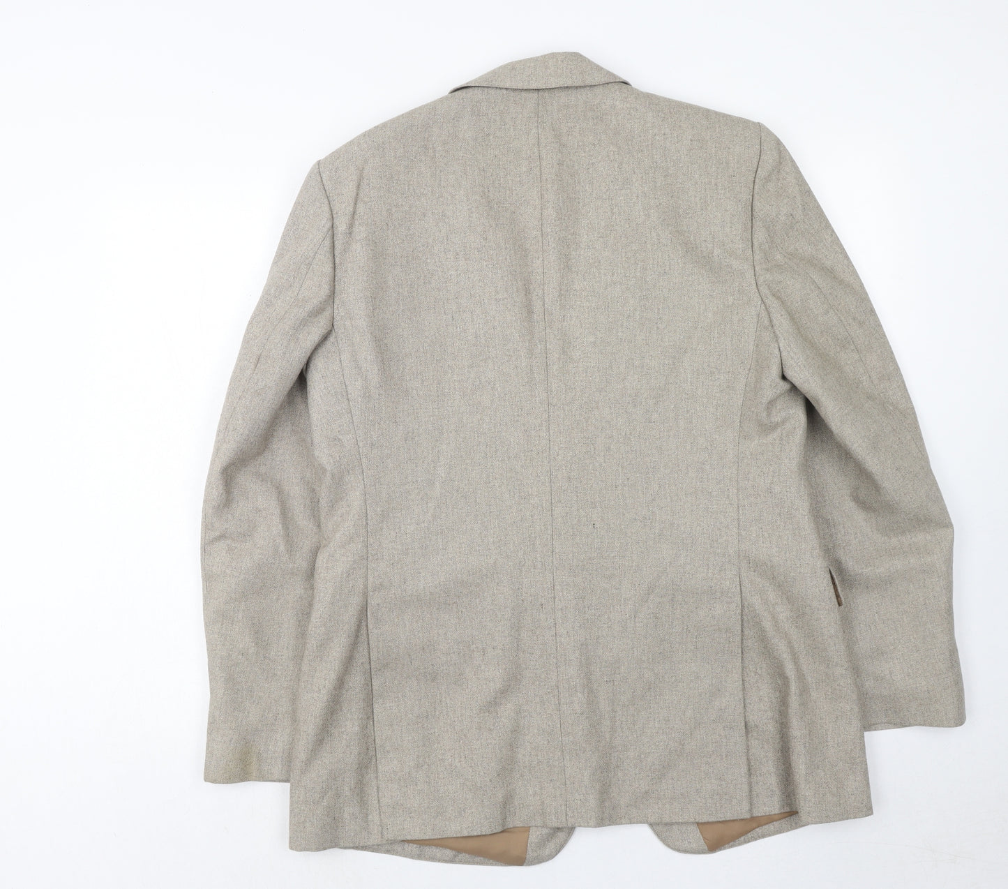 Grendale Mens Brown Polyester Jacket Blazer Size 38 Regular