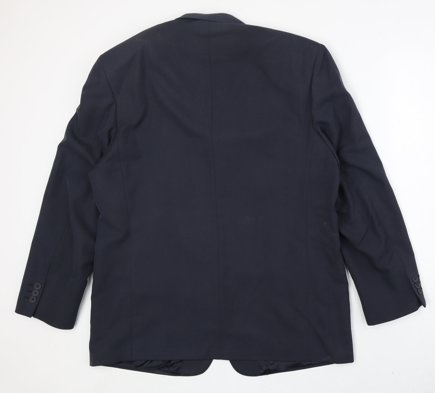 Armando Mens Blue Polyester Jacket Suit Jacket Size 44 Regular