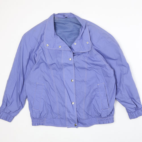 C&A Womens Blue Jacket Size 14 Snap
