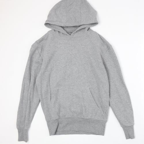 Primark Womens Grey Polyester Pullover Hoodie Size S Pullover