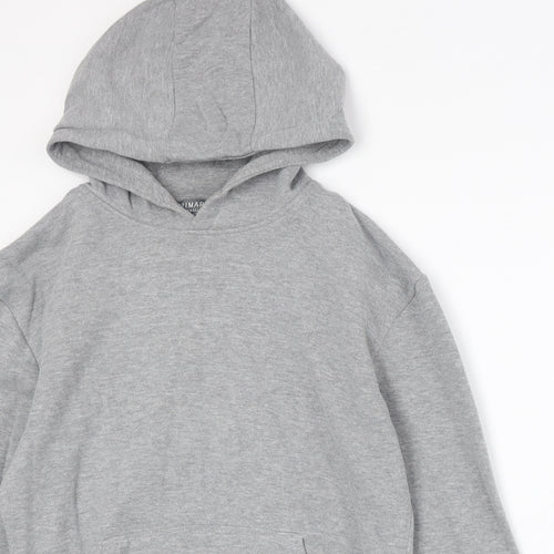 Primark Womens Grey Polyester Pullover Hoodie Size S Pullover