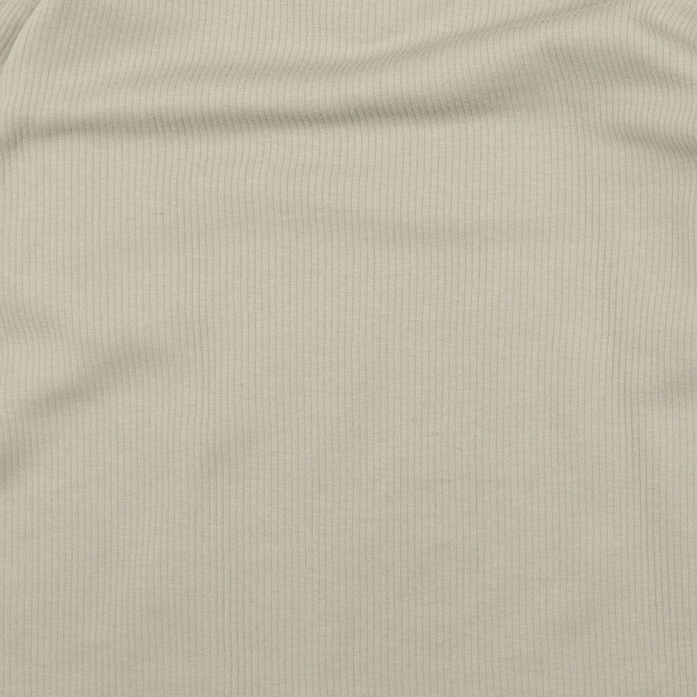 BHS Mens Beige Polyester Pullover Sweatshirt Size M