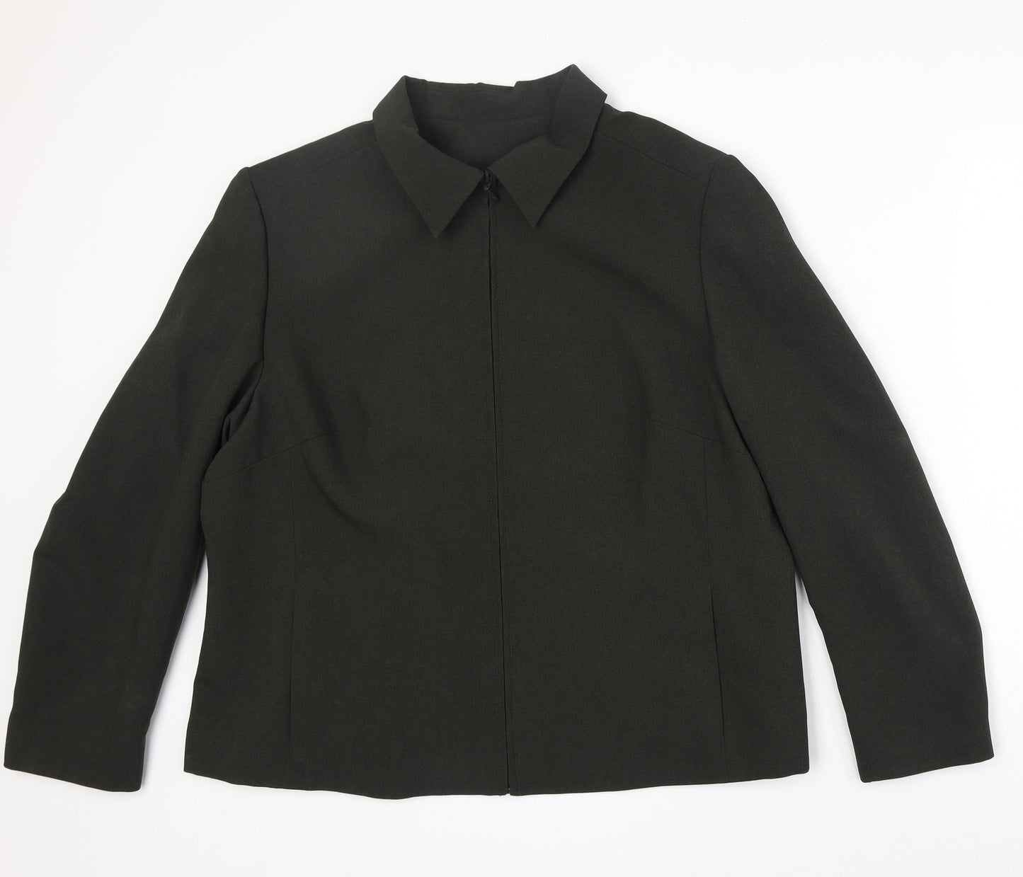 Debenhams Womens Black Jacket Size 20 Zip