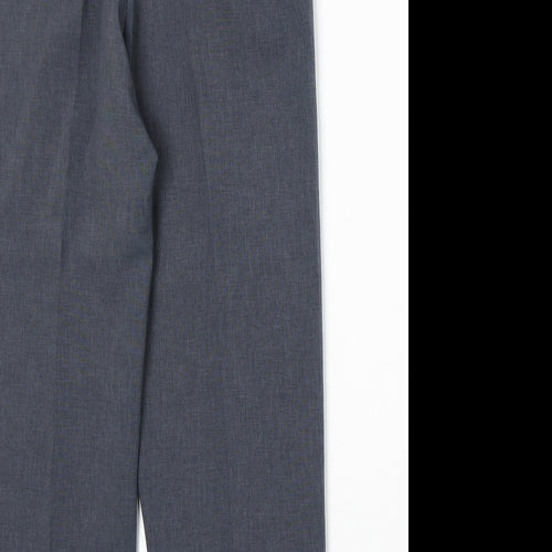 Sarika Womens Blue Polyester Trousers Size 12 Regular
