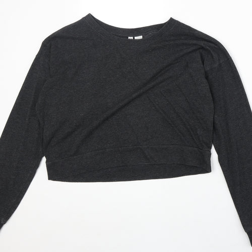 Divided by H&M Womens Grey Cotton Pullover Sweatshirt Size M Pullover