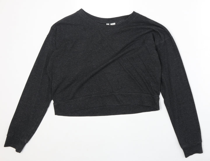 Divided by H&M Womens Grey Cotton Pullover Sweatshirt Size M Pullover