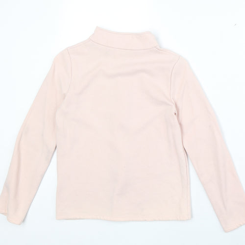 DECATHLON Girls Pink Jacket Size 12 Years Zip