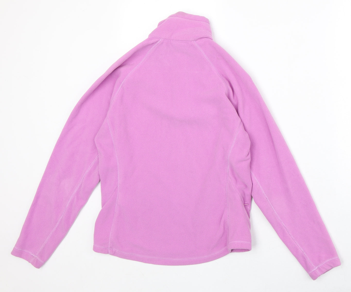 Tenson Womens Pink Polyester Pullover Sweatshirt Size 6 Zip