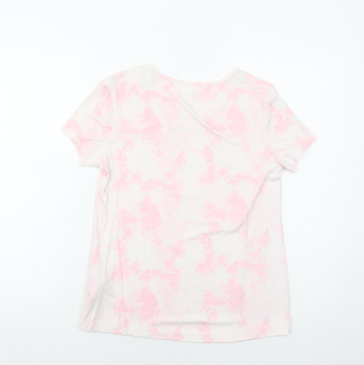 Pepperts Girls Pink Viscose Basic T-Shirt Size 12-13 Years Round Neck Pullover - Sunny Days