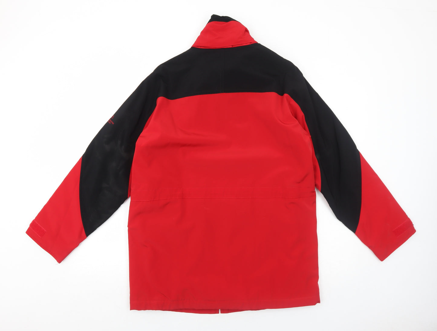 Liz Claiborne Mens Red Windbreaker Jacket Size S Zip