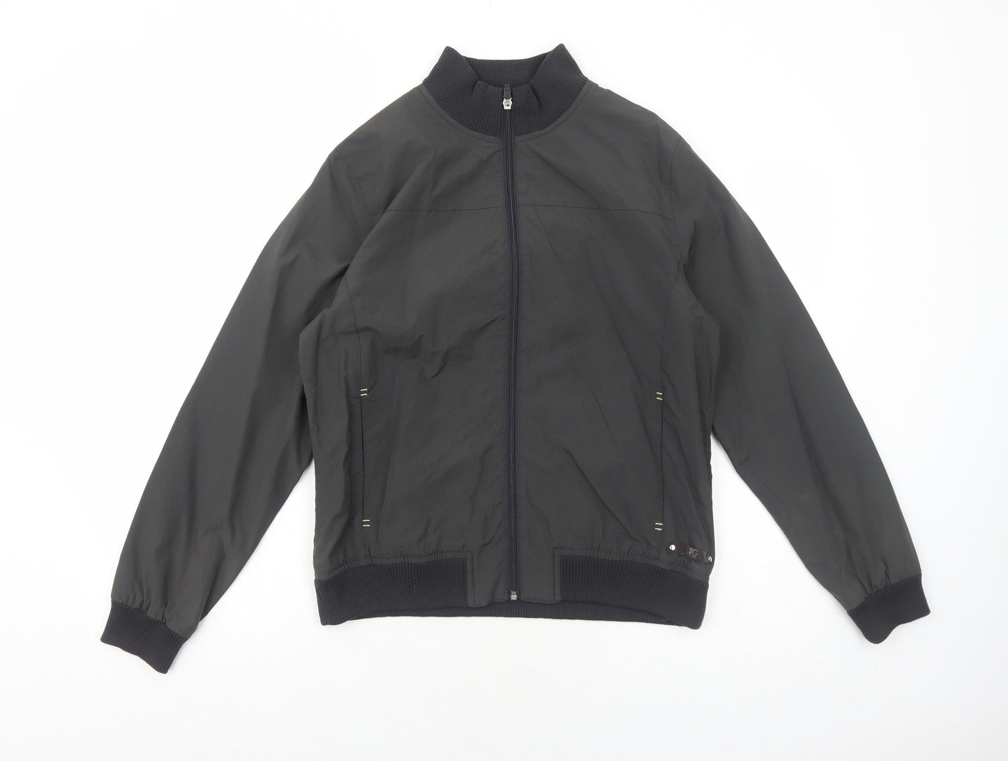 XPG Womens Black Bomber Jacket Jacket Size 12 Zip