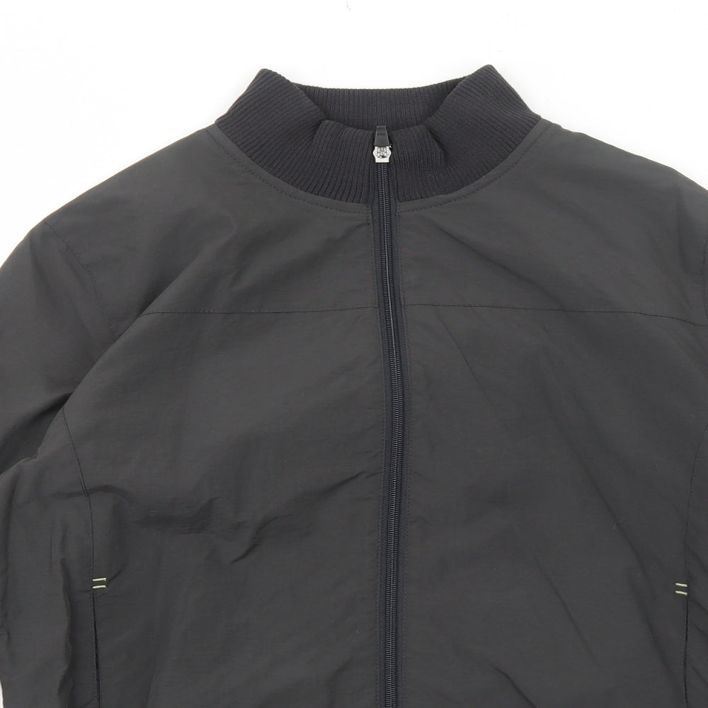 XPG Womens Black Bomber Jacket Jacket Size 12 Zip