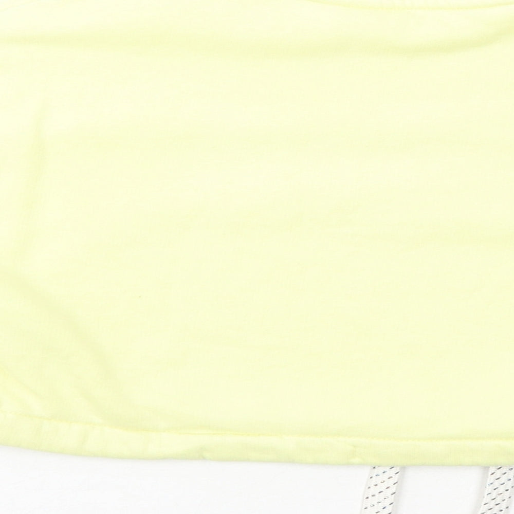 Marks and Spencer Girls Yellow Cotton Pullover Sweatshirt Size 6-7 Years Pullover