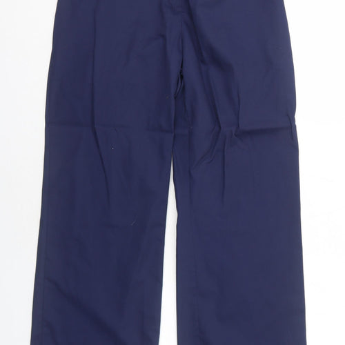 Carrington Womens Blue Polyester Trousers Size 16 Regular Zip