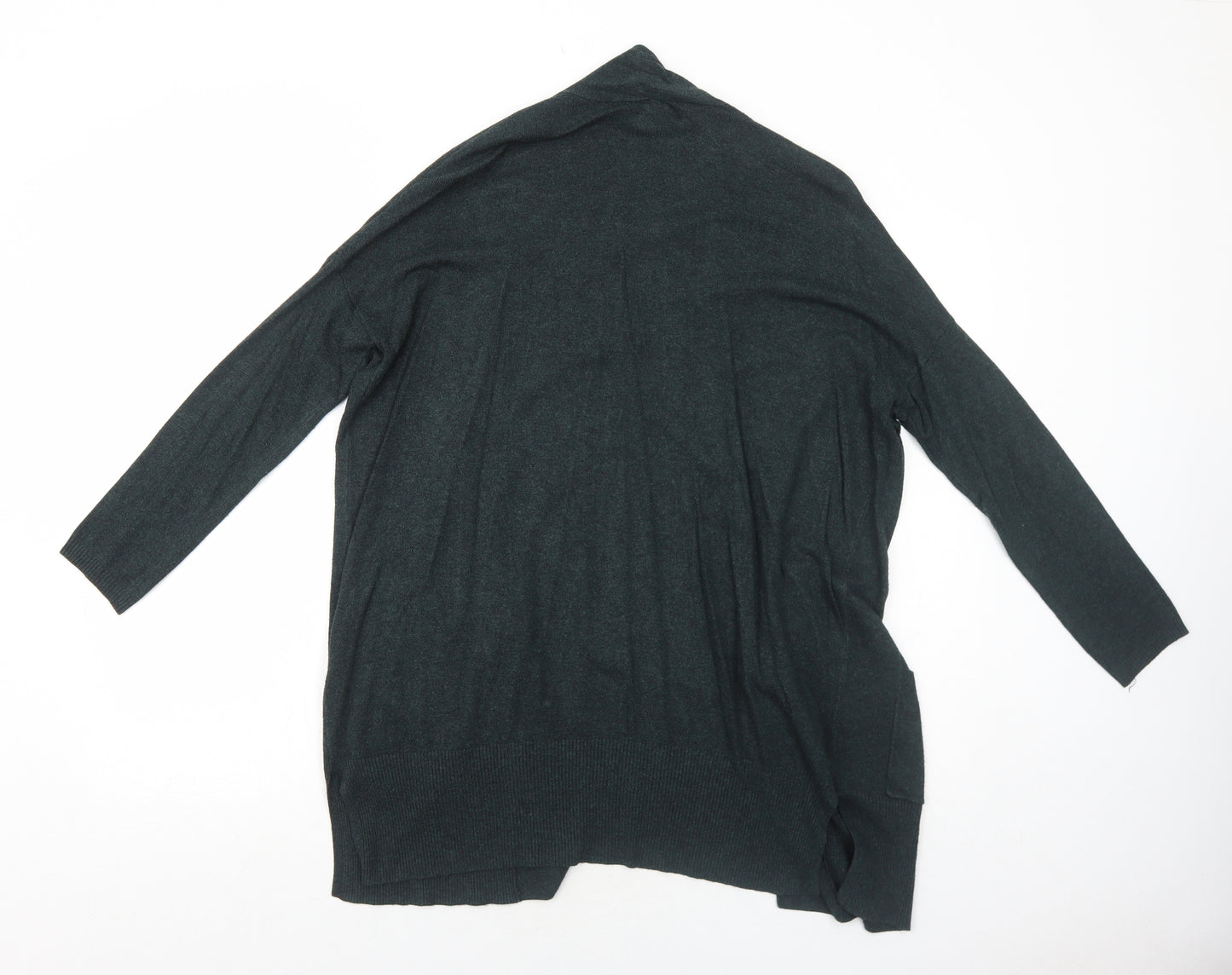 Atmosphere Womens Green V-Neck Viscose Cardigan Jumper Size 12