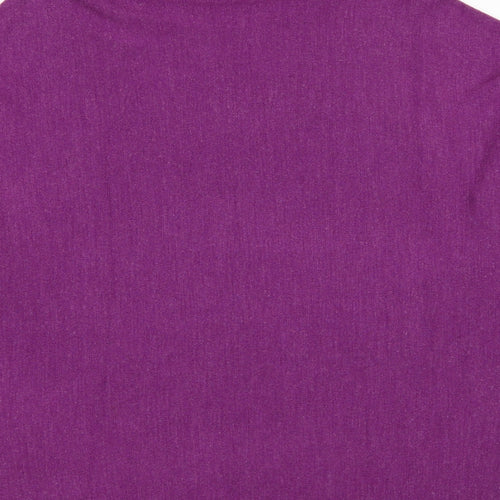 BHS Womens Purple Roll Neck Acrylic Pullover Jumper Size 10
