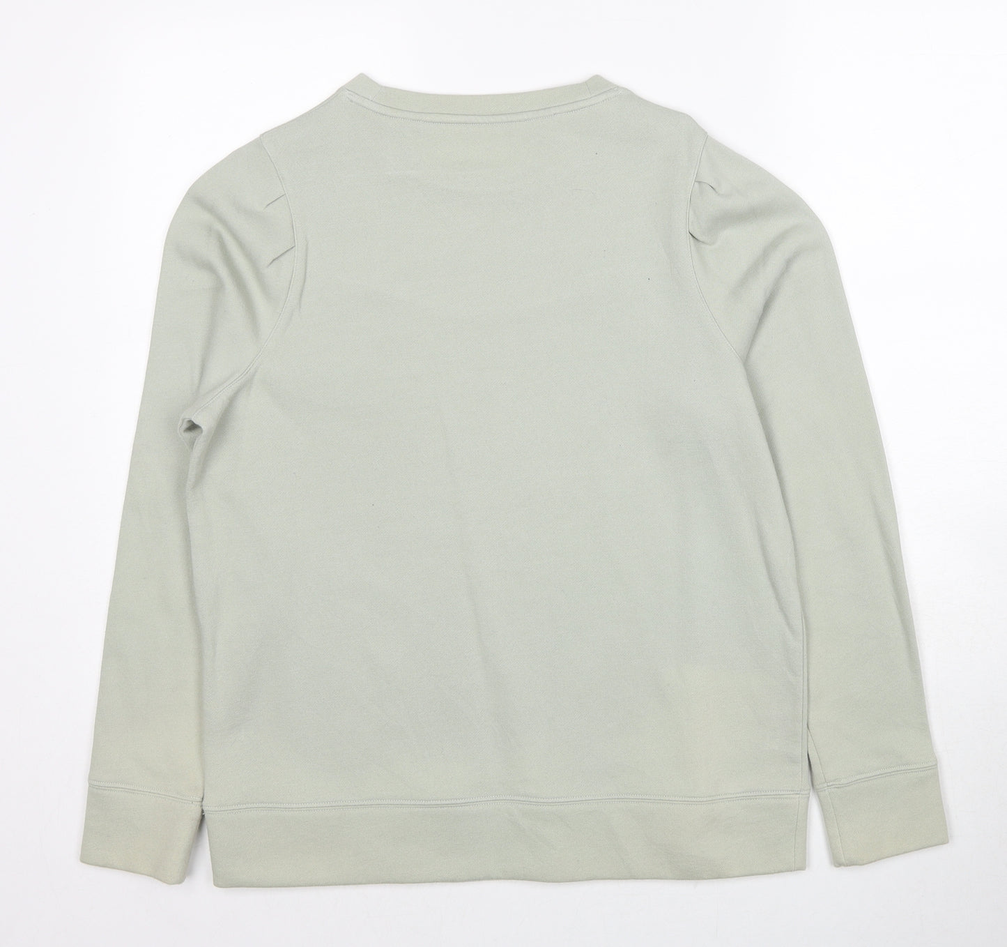 TU Womens Grey Cotton Pullover Sweatshirt Size 14 Pullover