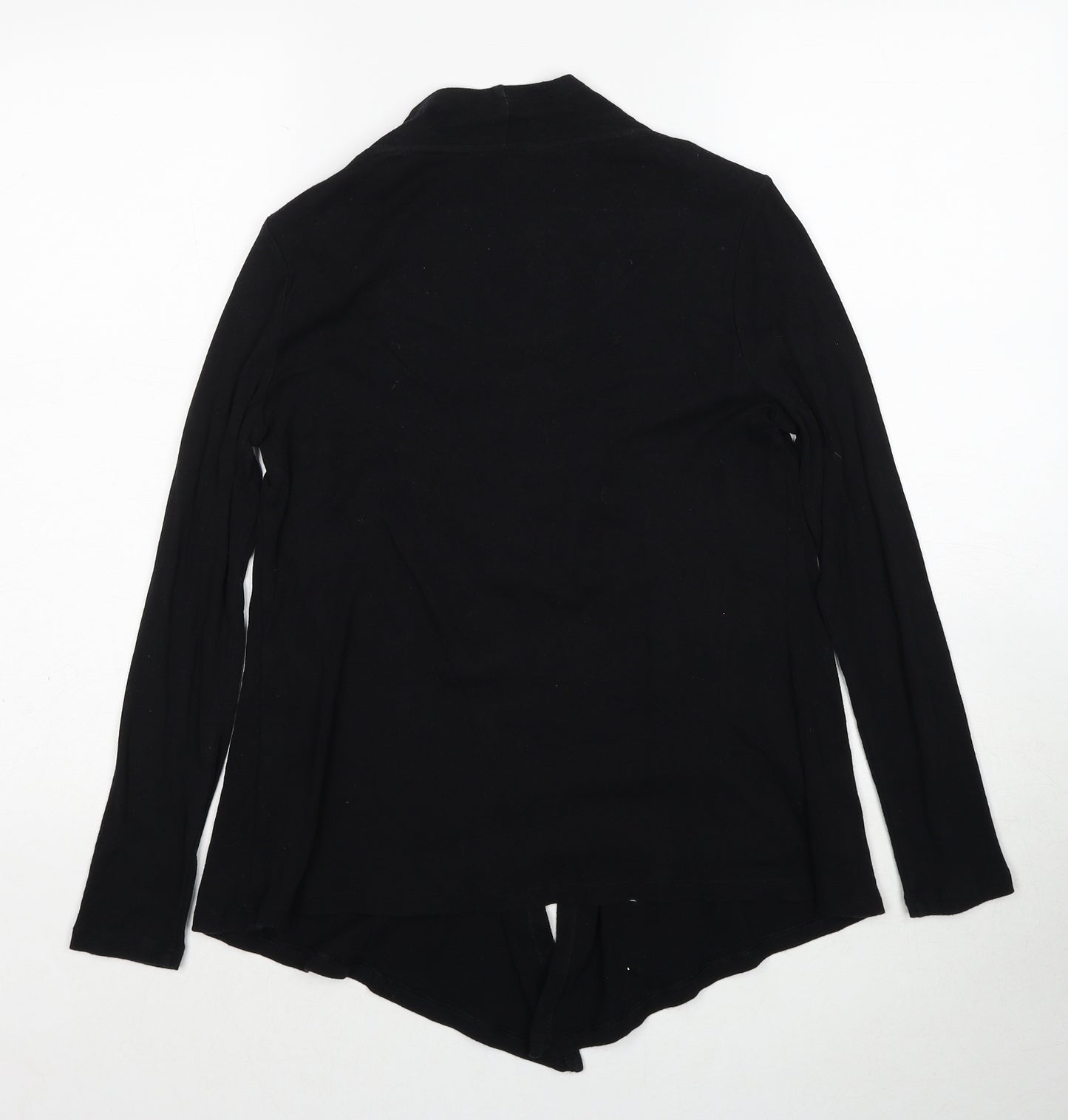 Papaya Womens Black Floral Cotton Basic Blouse Size 12 Scoop Neck - Twin Set