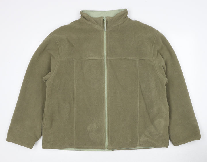 Bonmarché Womens Green Jacket Size L Zip
