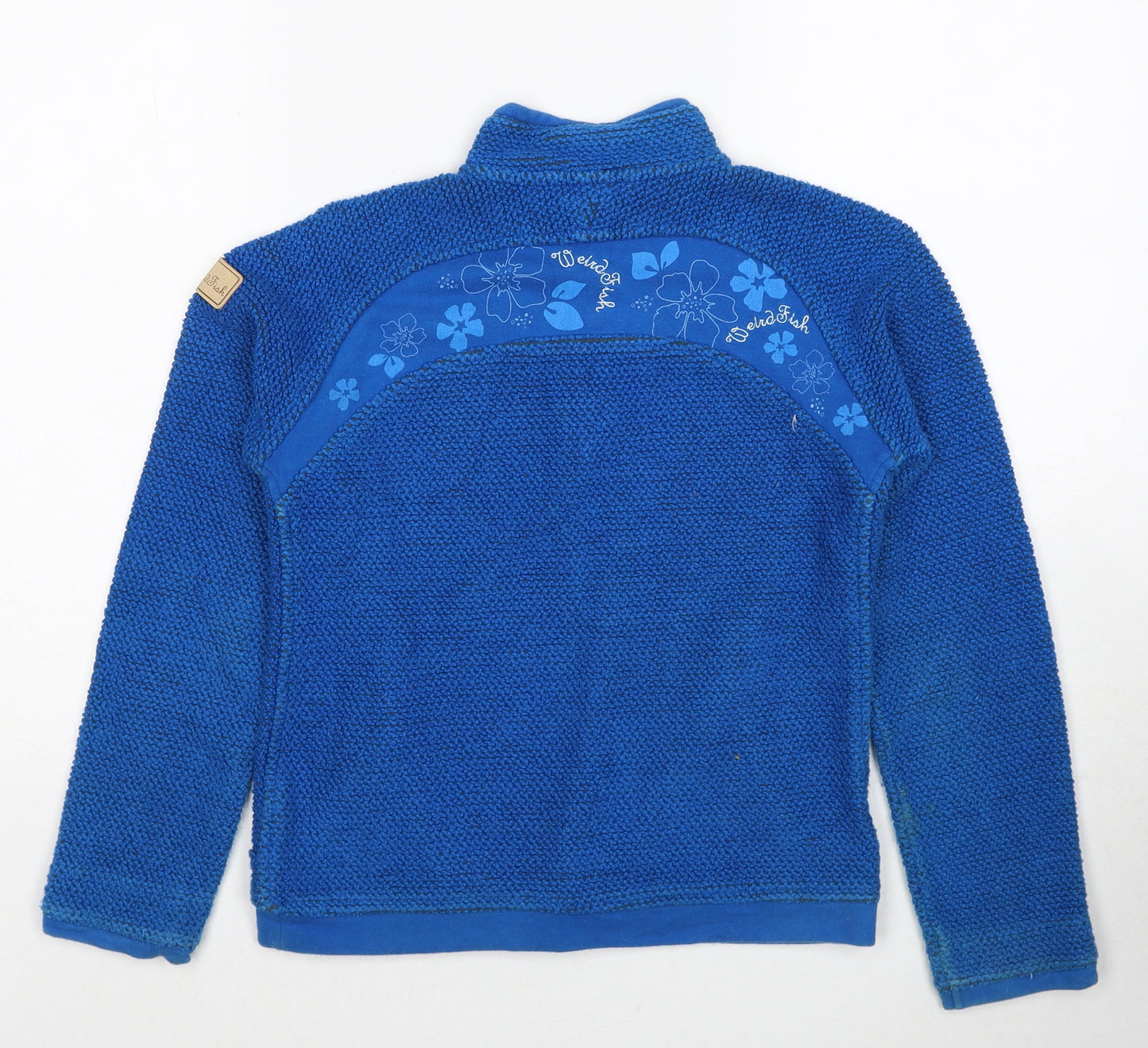 Weird Fish Girls Blue Cotton Pullover Sweatshirt Size 11-12 Years Pullover