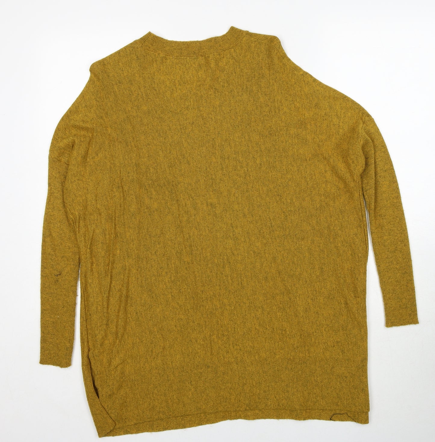 Atmosphere Womens Yellow Round Neck Polyester Pullover Jumper Size 10 - Size 10-12