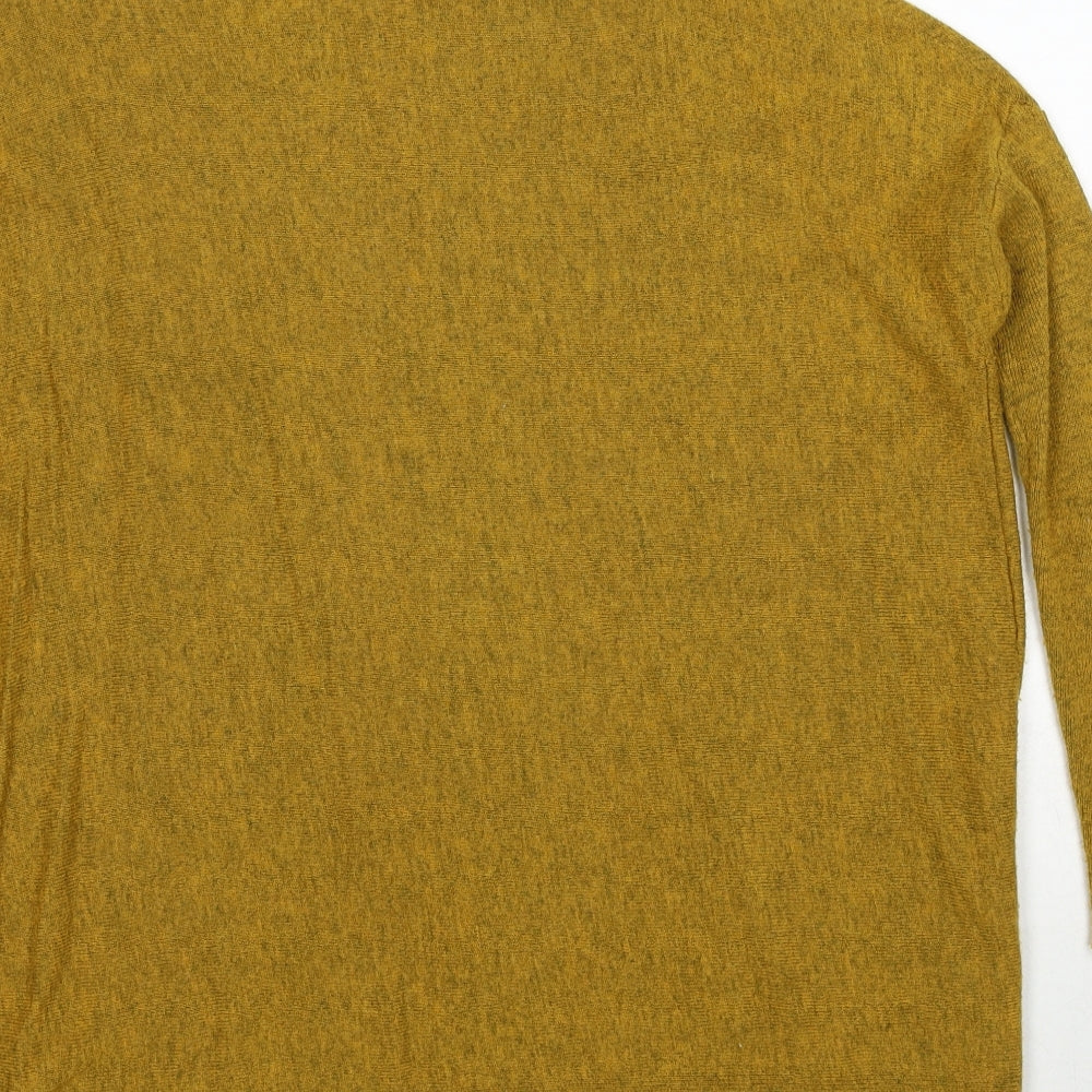 Atmosphere Womens Yellow Round Neck Polyester Pullover Jumper Size 10 - Size 10-12