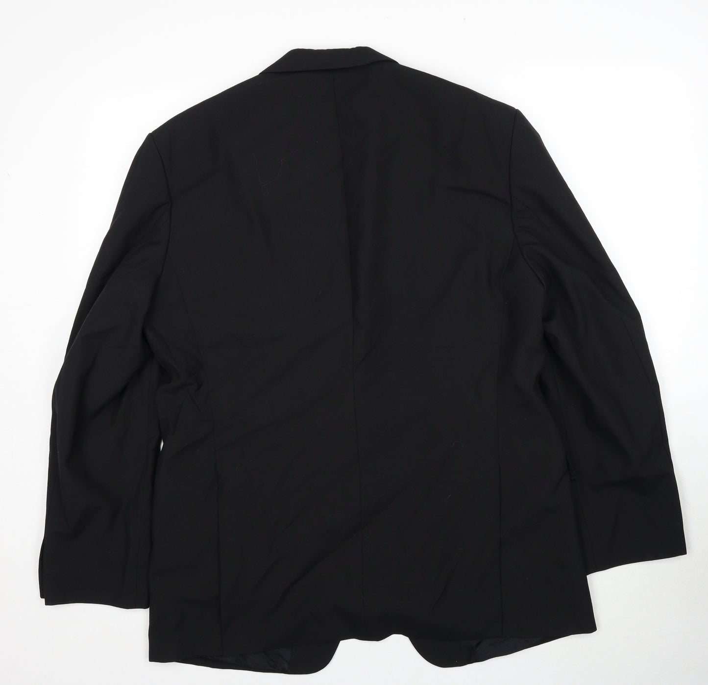 Henry Mens Black Polyester Jacket Suit Jacket Size 44 Regular