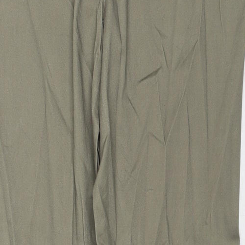 Atmosphere Womens Brown Cotton Trousers Size 8 Regular Zip