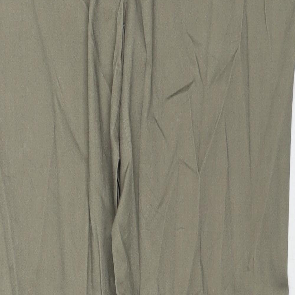 Atmosphere Womens Brown Cotton Trousers Size 8 Regular Zip