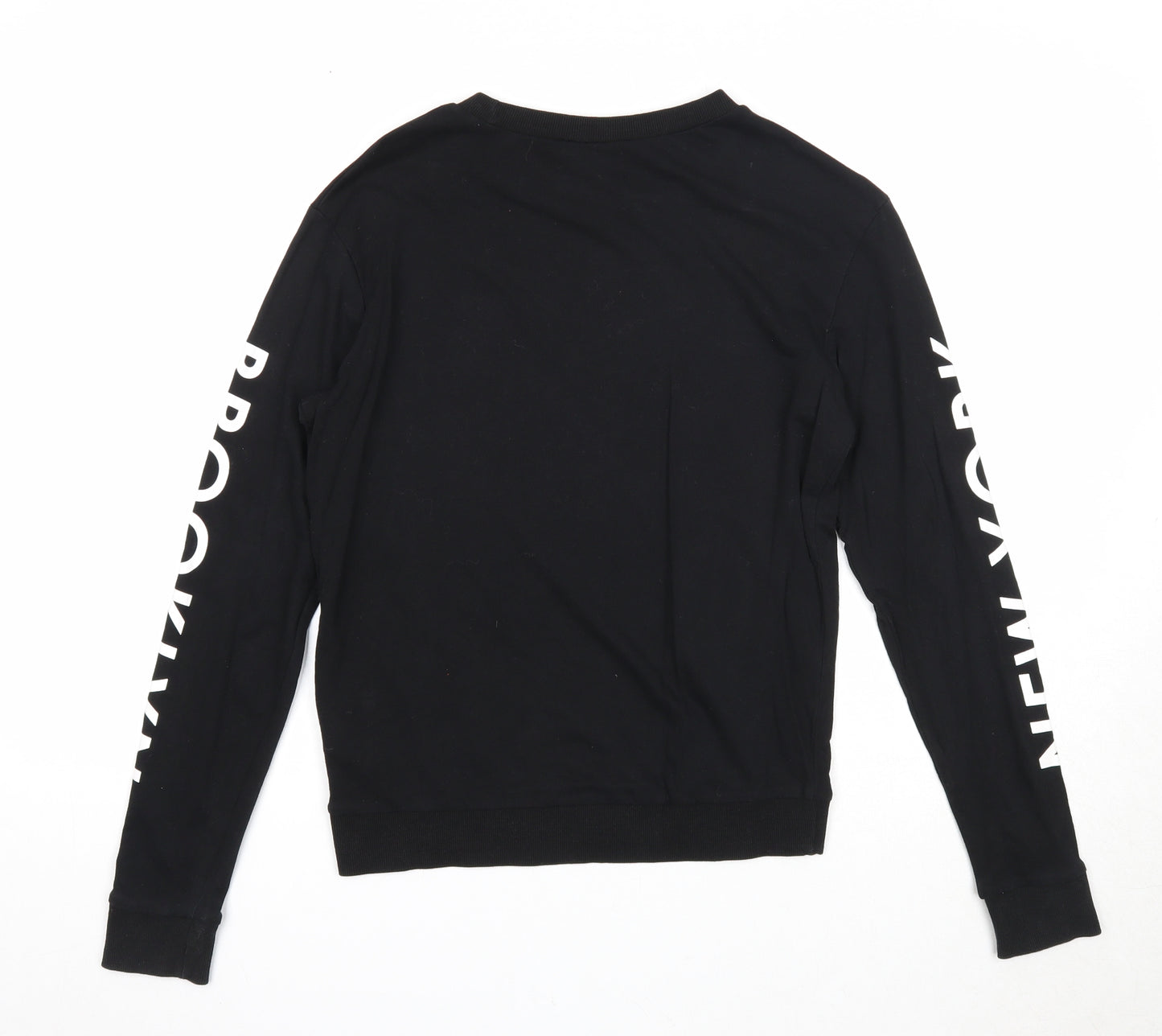 Divided Womens Black Cotton Pullover Sweatshirt Size XS Pullover - new York Brooklyn