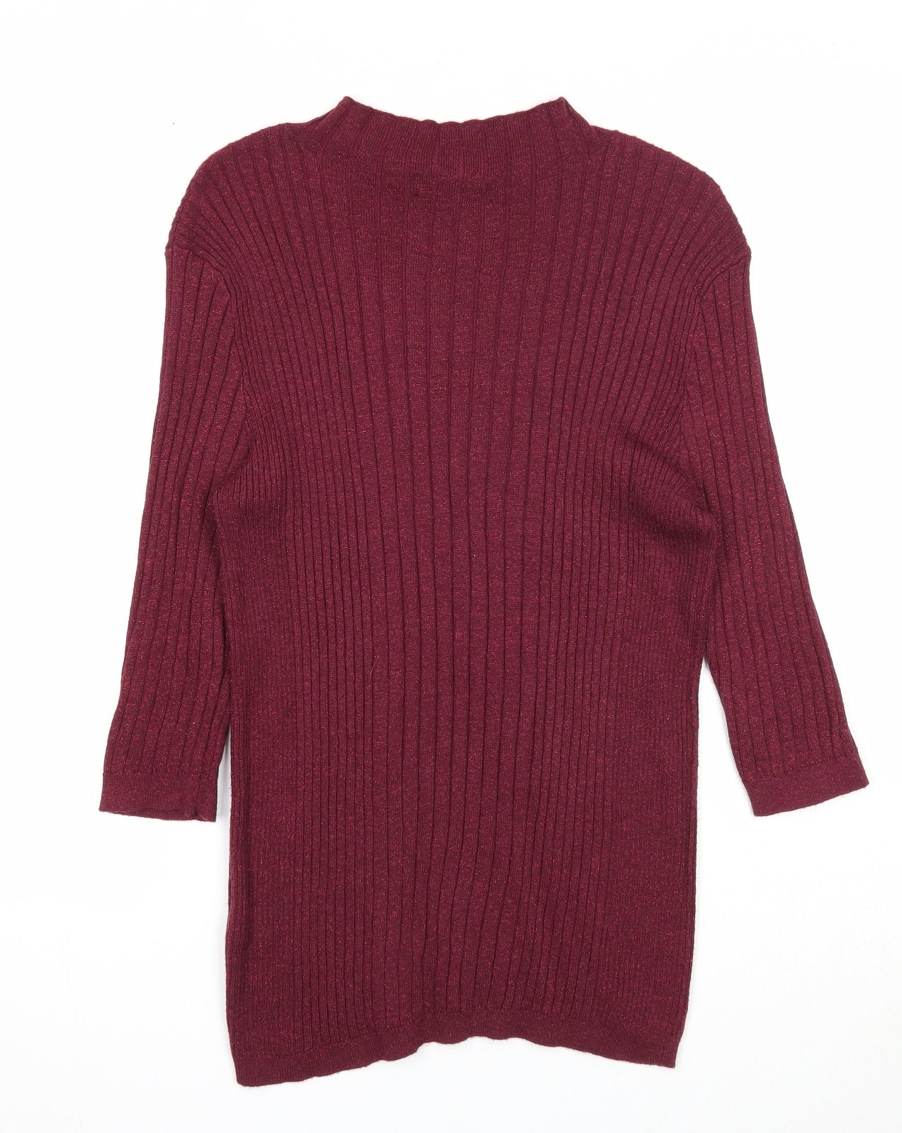 Atmosphere Womens Purple Round Neck Viscose Pullover Jumper Size 16