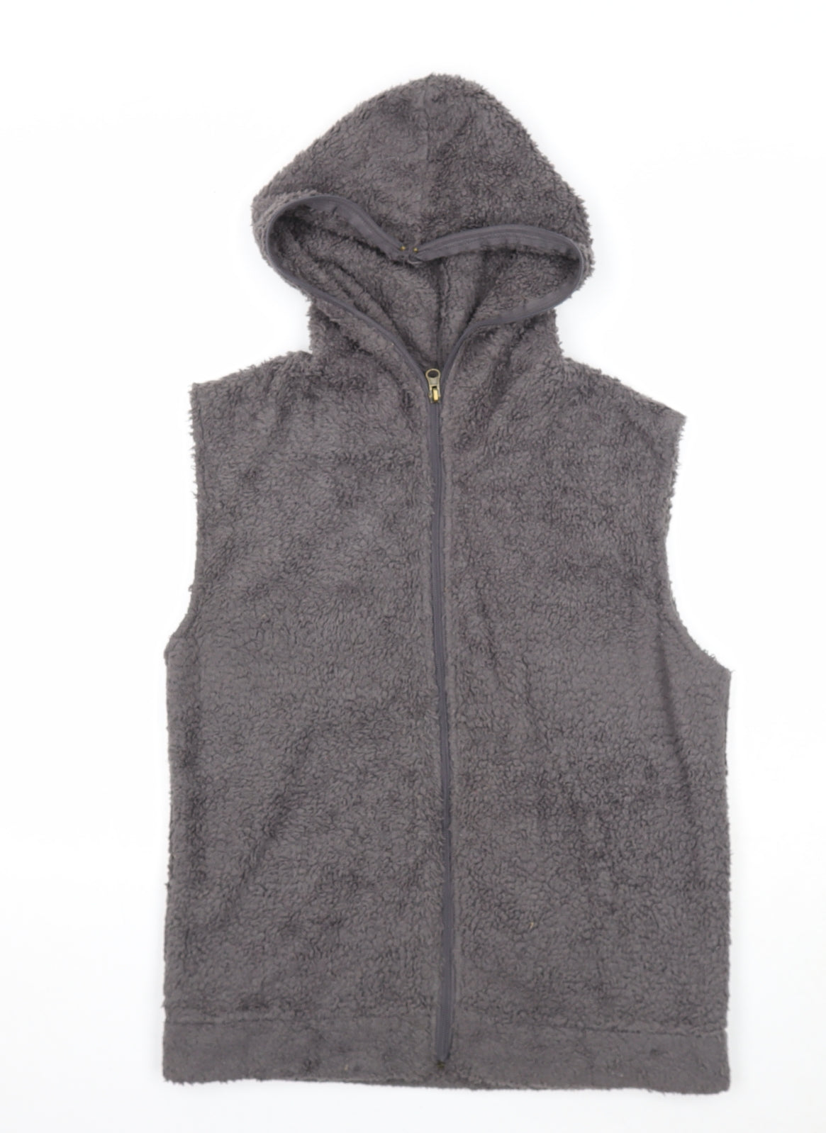 Voodoo Dolls Womens Grey Gilet Jacket Size 14 Zip