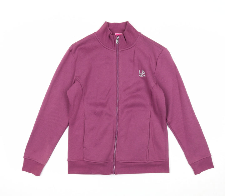 LA Gear Girls Purple Jacket Size 13 Years Zip