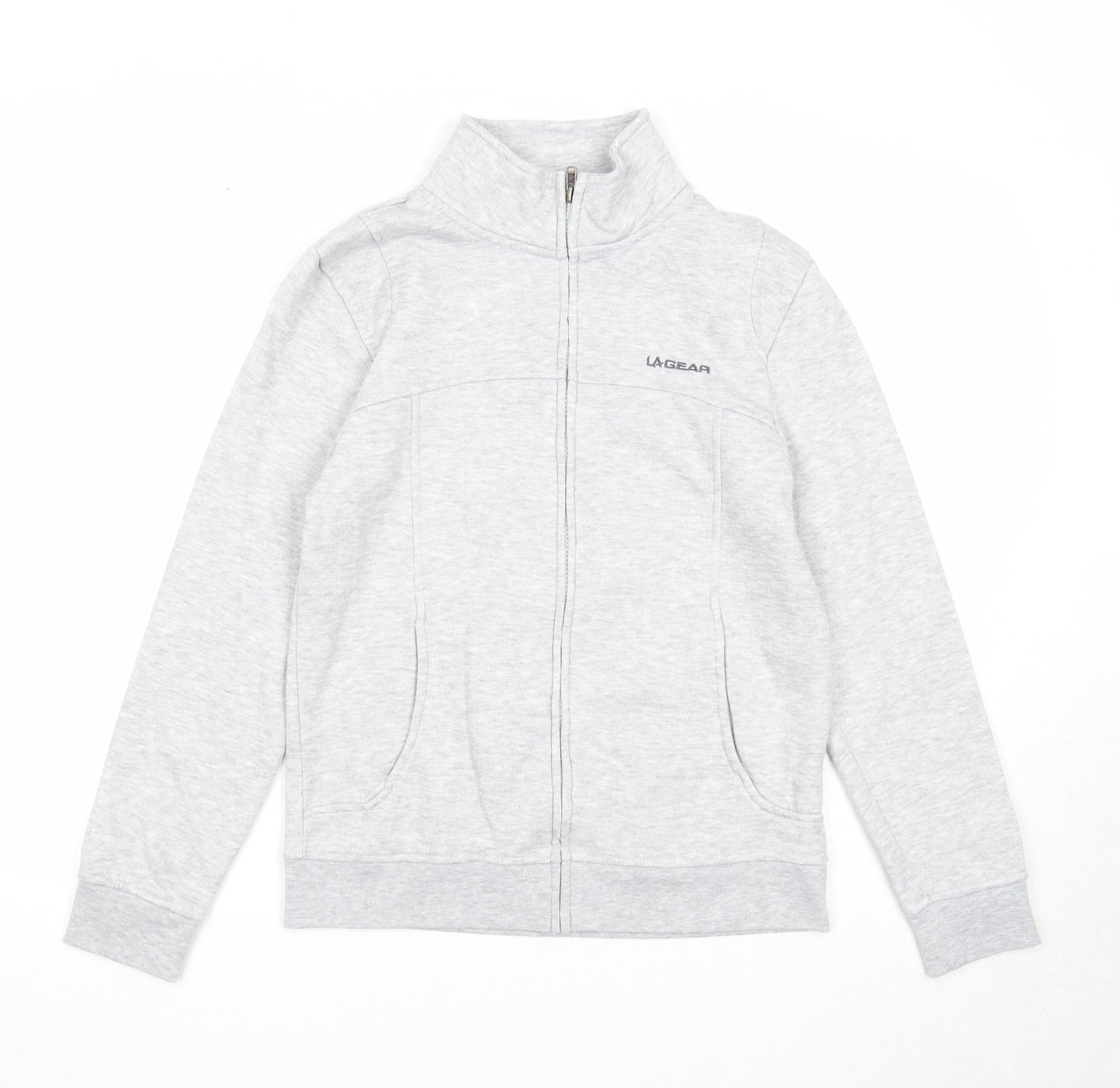 LA Gear Womens Grey Jacket Size 8 Zip