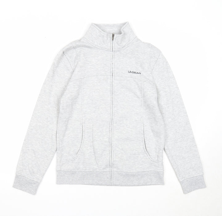 LA Gear Womens Grey Jacket Size 8 Zip