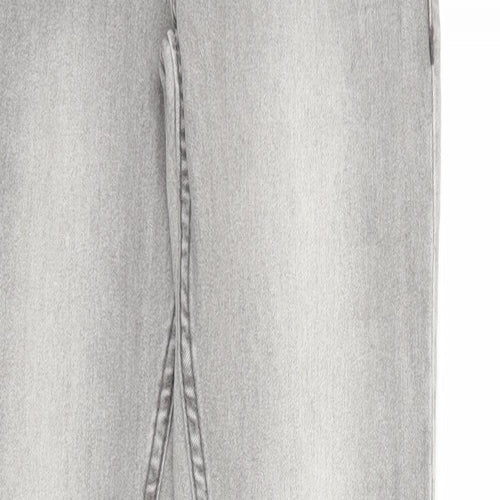 Denim & Co. Mens Grey Cotton Skinny Jeans Size 28 in L30 in Regular Zip